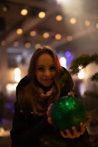 Portrait of a smiling young woman