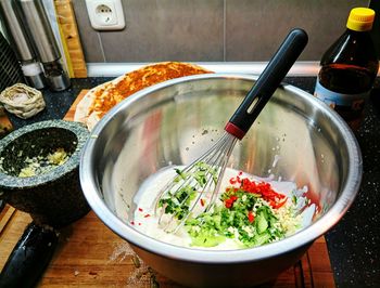 Close-up of food in bowl