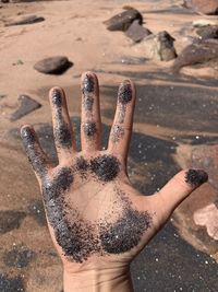 Close-up of hand