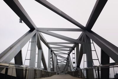 Low angle view of bridge against sky