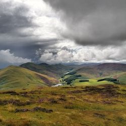 Scenic view of landscape against sky