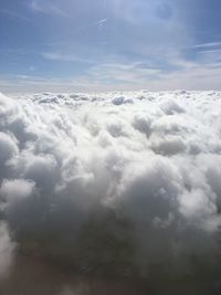 Low angle view of clouds in sky