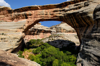 Rock formations in cave