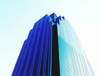 Low angle view of tower against clear sky