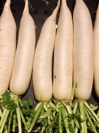 Close-up of vegetables for sale in market