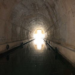 Illuminated tunnel