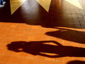 Close up of tiled floor