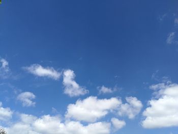 Low angle view of clouds in sky