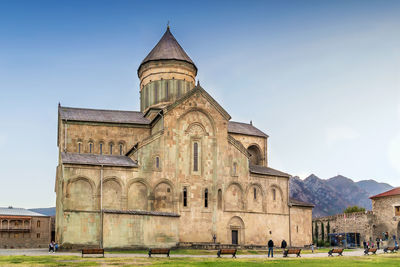 Svetitskhoveli cathedral is an eastern orthodox cathedral located in mtskheta, georgia