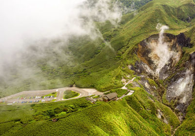 Aerial view of landscape