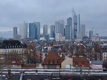 Cityscape against sky