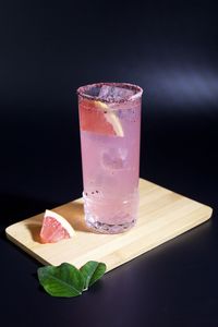 Close-up of drink on table