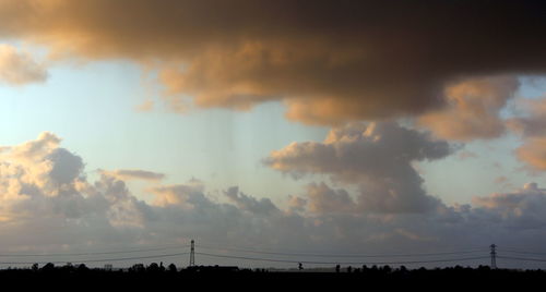 Scenic view of sky during sunset