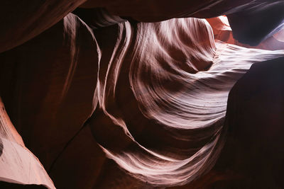 Antelope canyon formations. page, az.