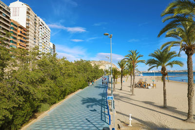 Barrio santa cruz in the morning, alicante, costa blanca, spain