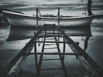 Boats in sea