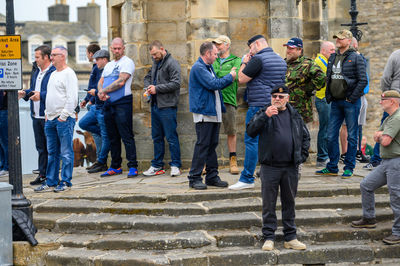 Group of people standing outdoors