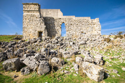 Old ruins of building