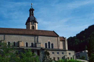 Low angle view of building against sky