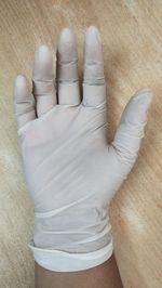 Low section of person wearing shoes