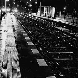 City street at night
