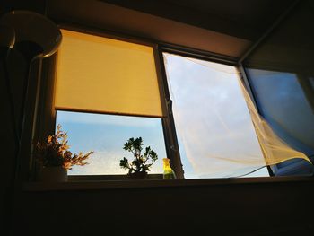 Low angle view of window