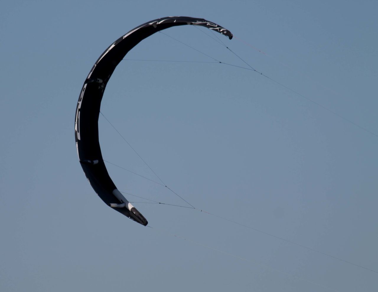 LOW ANGLE VIEW OF KITE AGAINST CLEAR SKY