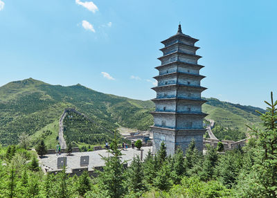 Traditional building against sky