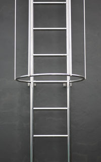 Full frame shot of ladder on wall