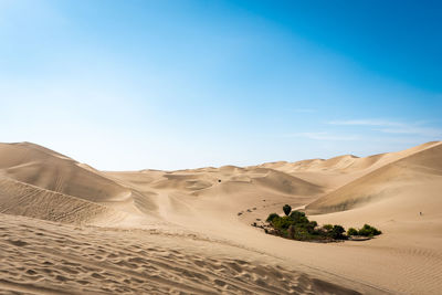 Scenic view of desert against sky