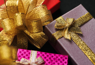 Close-up of multi colored pencils in box