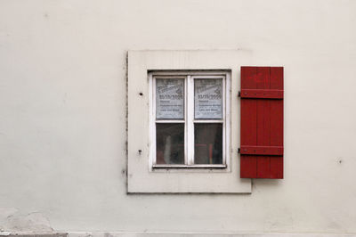 Window of building