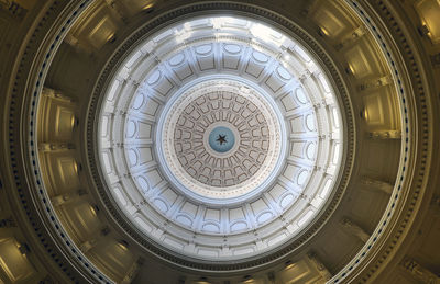 Directly below shot of historic building in city