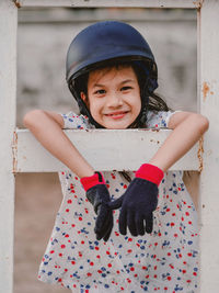 Portrait of smiling boy