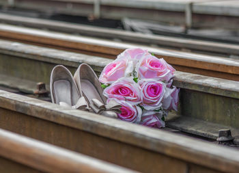 Close-up of rose bouquet