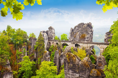 Old ruins against sky