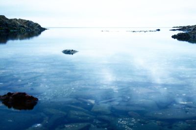 Scenic view of calm sea