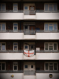 Low angle view of residential building