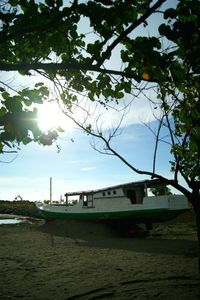 Built structure with trees in background