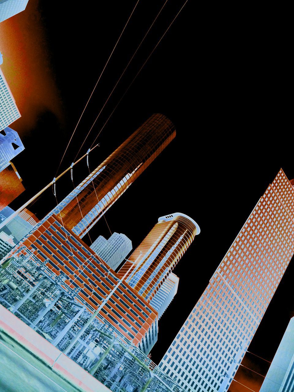 black background, no people, night, indoors, musical instrument