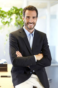 Portrait of a smiling young man