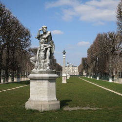 Statue in park