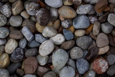 Full frame shot of pebbles