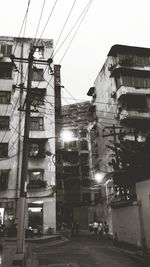 Low angle view of buildings against sky