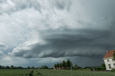 Panoramic view of landscape against sky