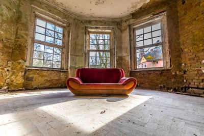 Interior of abandoned home