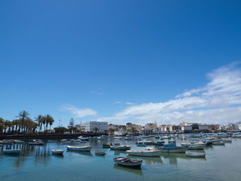 Arrecife and the island lanzarote