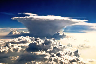 Low angle view of clouds in sky