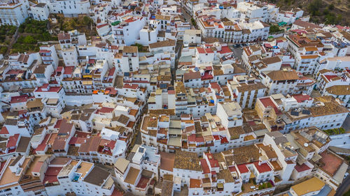 High angle view of cityscape