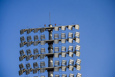 Cricket stadium flood lights poles at delhi, india, cricket stadium light